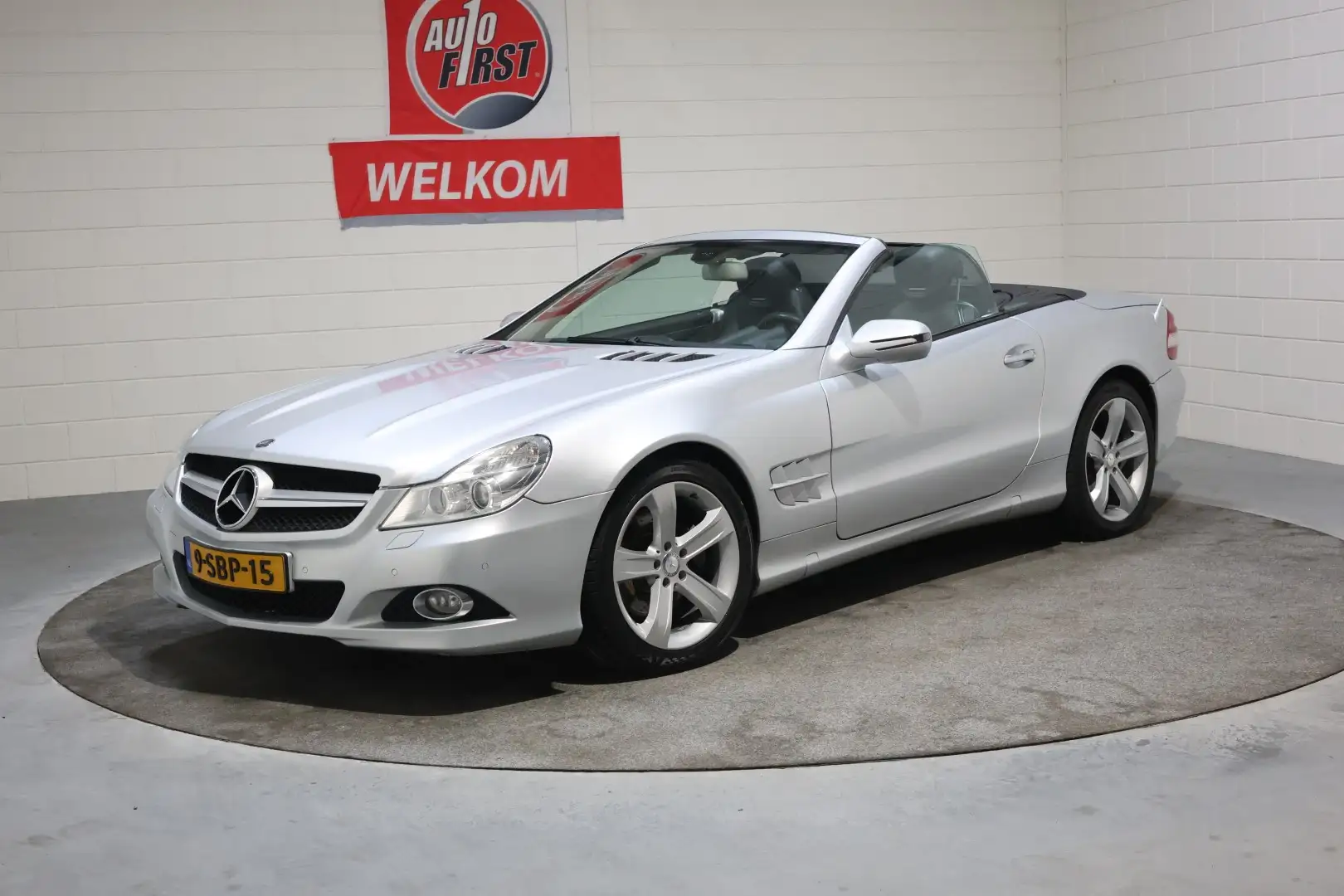 Mercedes-Benz SL 280 Automaat, Facelift model, Onderscheidend, Zwart le Grijs - 1
