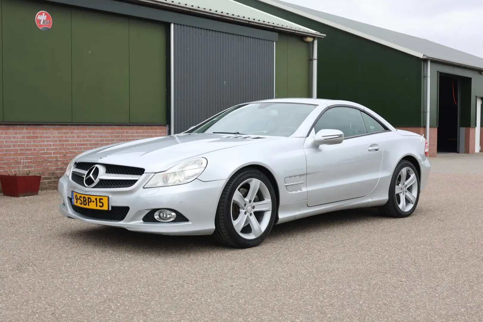 Mercedes-Benz SL 280 Automaat, Facelift model, Onderscheidend, Zwart le Grijs - 2