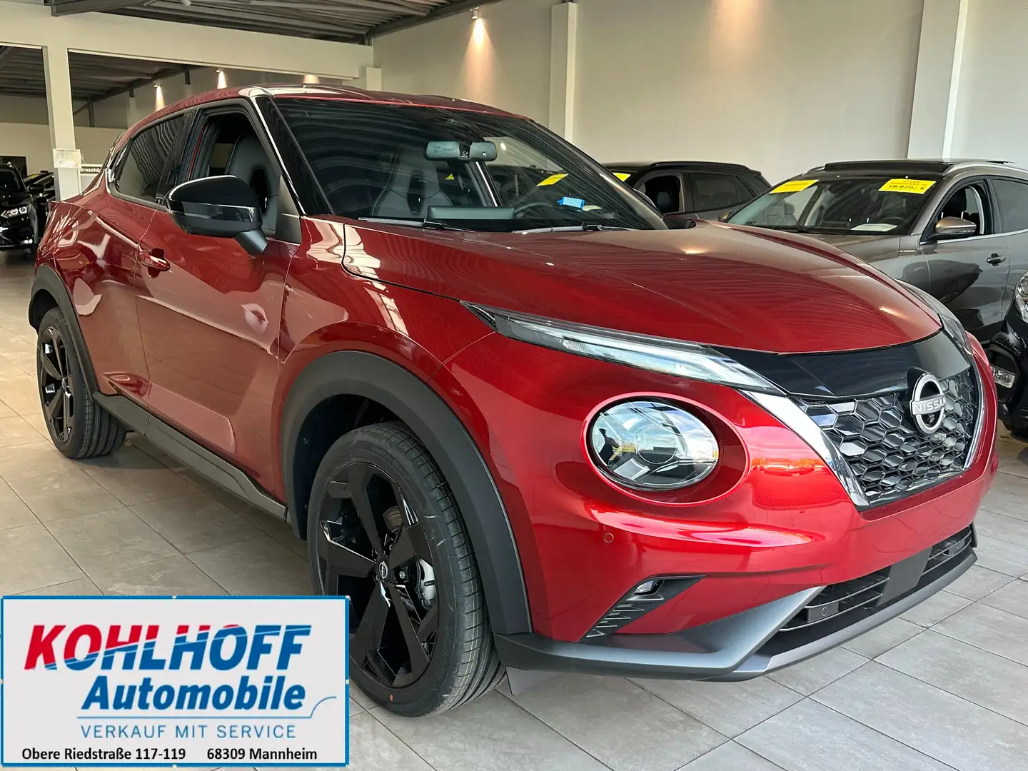 Nissan Juke Nissan Juke 1.6 Hybrid 143PS Tekna Automatik LED Rot - 1