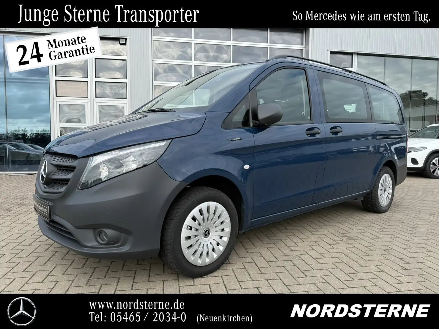 Mercedes-Benz Vito eVito 111 TOURER +PRO+NAVI+KAMERA+2 SCHIEBETÜREN Azul - 1