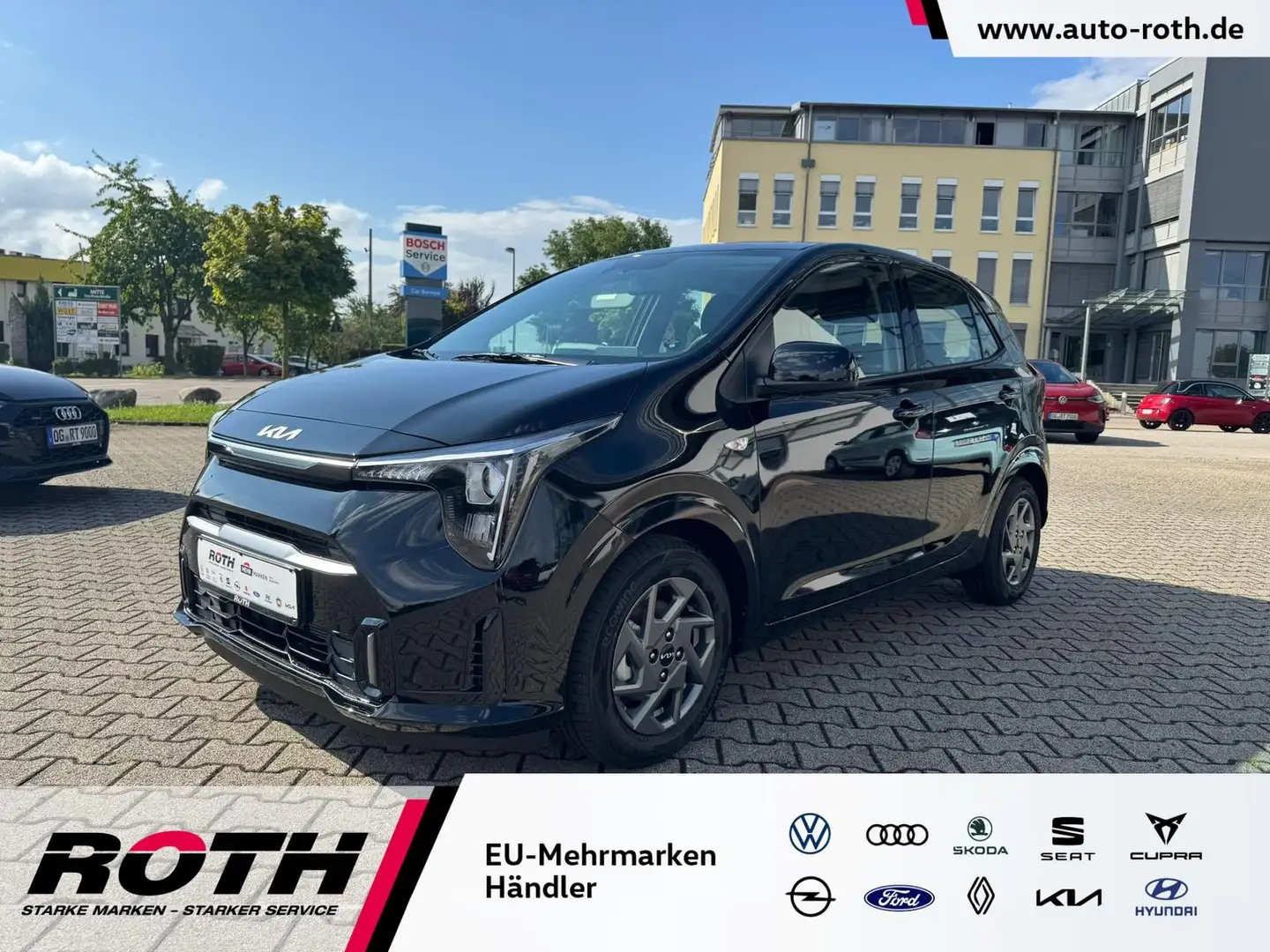 Kia Picanto 1.2 Vision MJ25 Navi*Kamera*DAB*Alu*Shz Černá - 1