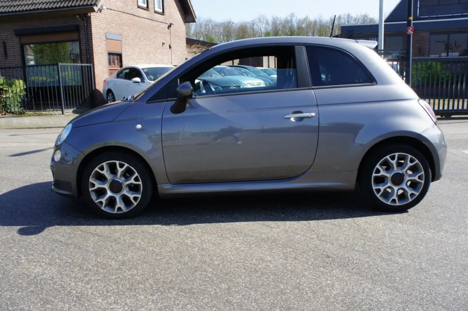 Fiat 500 0.9 TWINAIR TURBO 500S ARCO/LEDER-STOF/16INCH LICH Grijs - 2