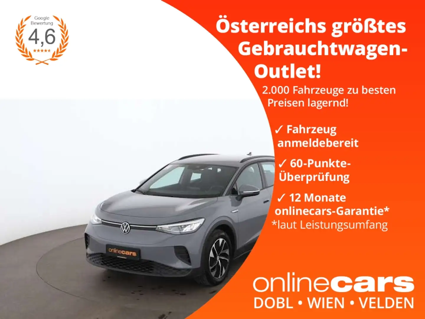 Volkswagen ID.4 Pro Performance Aut LED NAVI ASSIST PDC Grau - 1