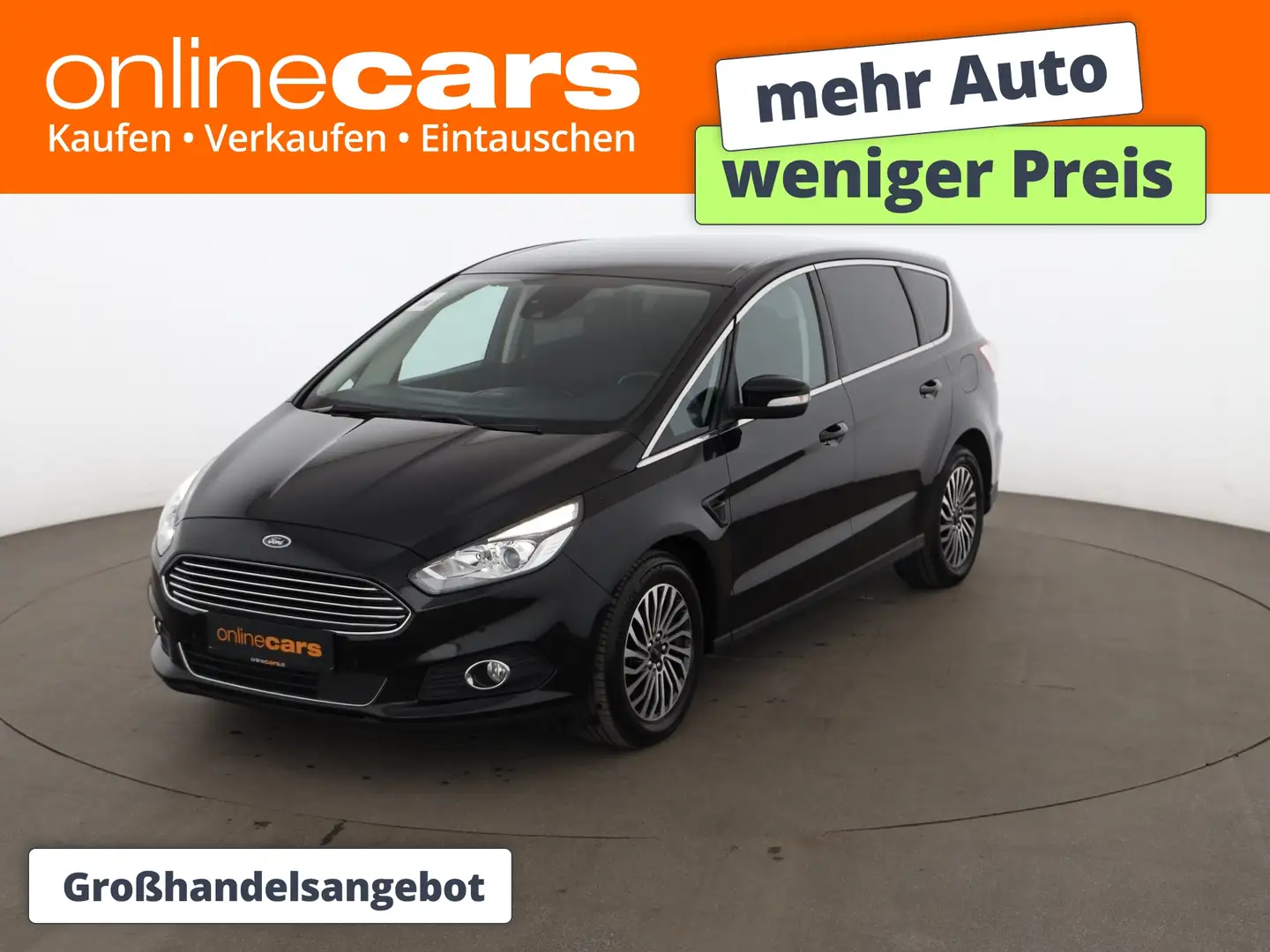 Ford S-Max Titanium Aut NAVI ASSIST TEMPOMAT KLIMA PDC Schwarz - 1