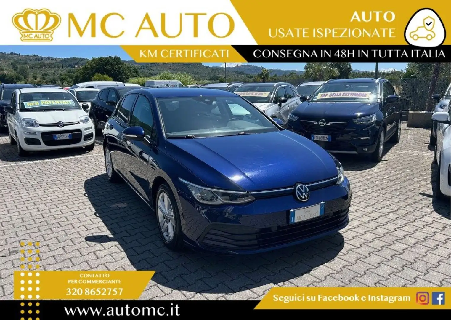 Volkswagen Golf 1.0 TSI EVO Life Blu/Azzurro - 1