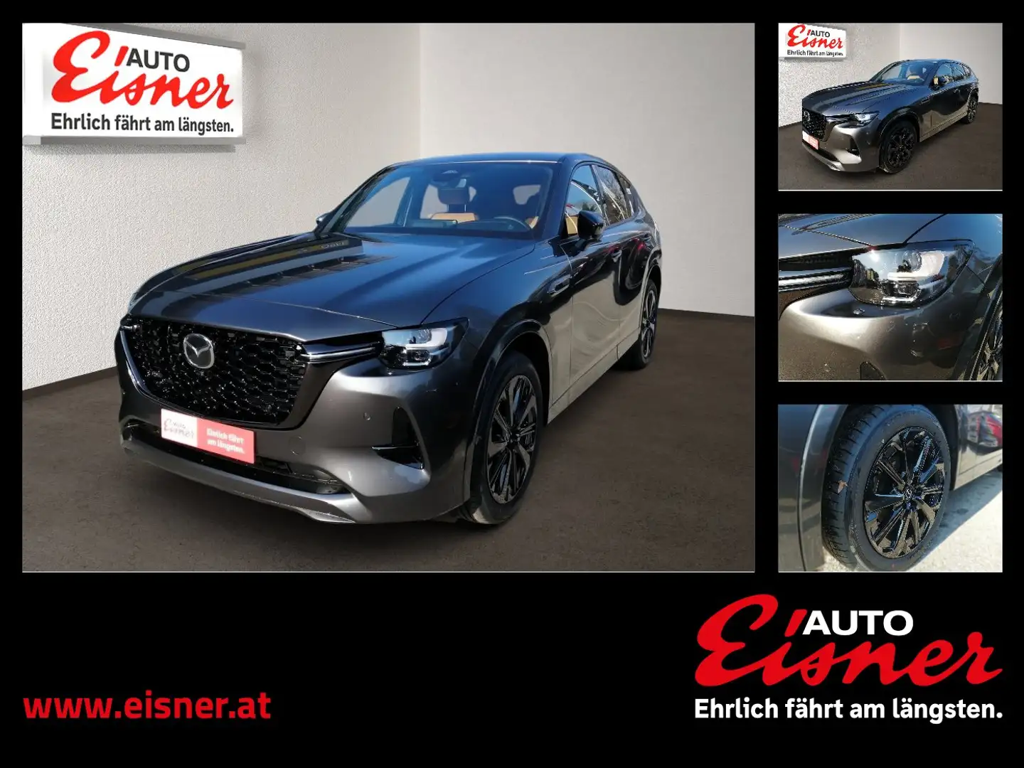 Mazda CX-60 AWD HOMURA COSO TLOP Rückfahrkamera Grau - 1
