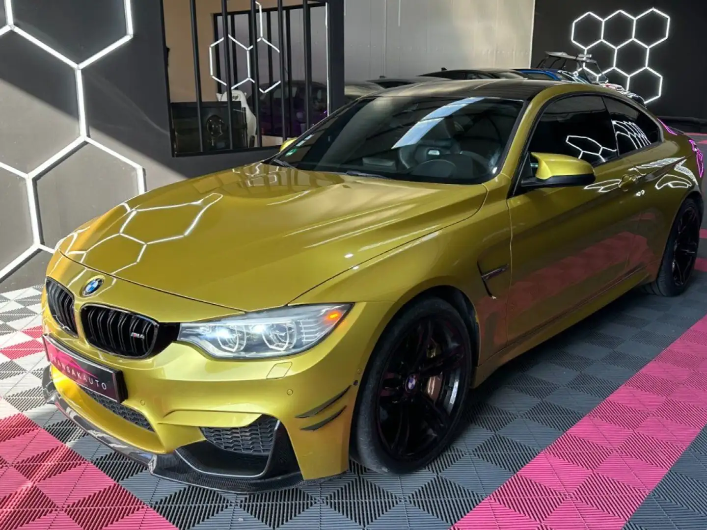 BMW M4 COUPE F82 431 ch 3.0L DKG7 Jaune Austin ~ Pack Car Galben - 2