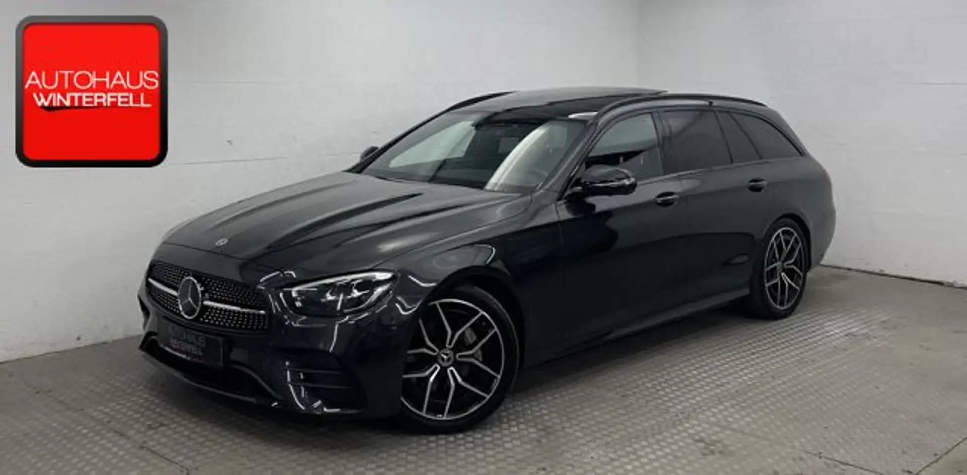 Mercedes-Benz E 400 d T 4M AMG NIGHT PANO+LUFT+360+STANDHZG+ Gris - 1