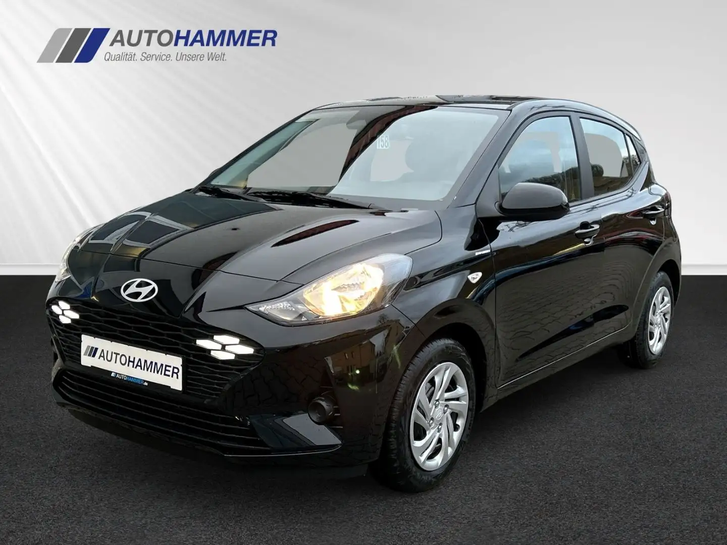 Hyundai i10 1.0 SELECT Klima Navi Bluelink Kamera Schwarz - 1