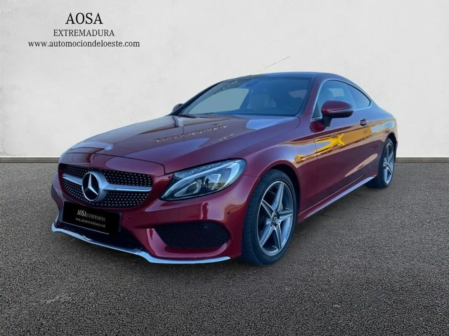 Mercedes-Benz C 220 d amg line Rot - 1