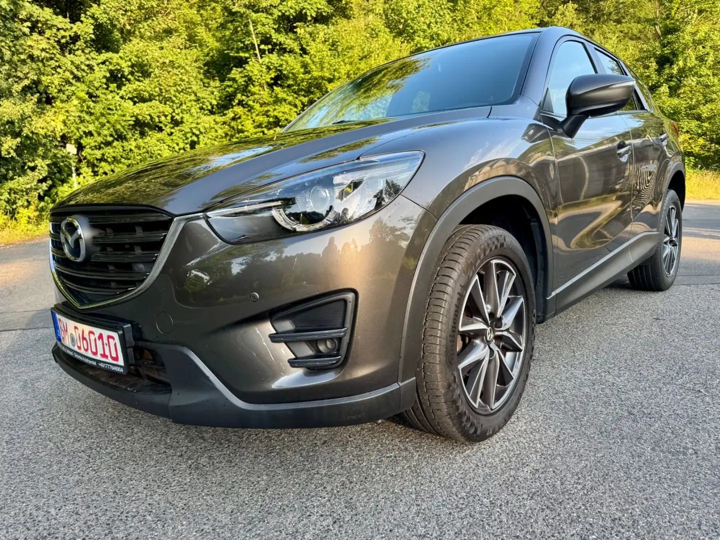 Mazda CX-5 Nakama  LederAhk19ZollFullLedBlisGarantiTop Grijs - 1