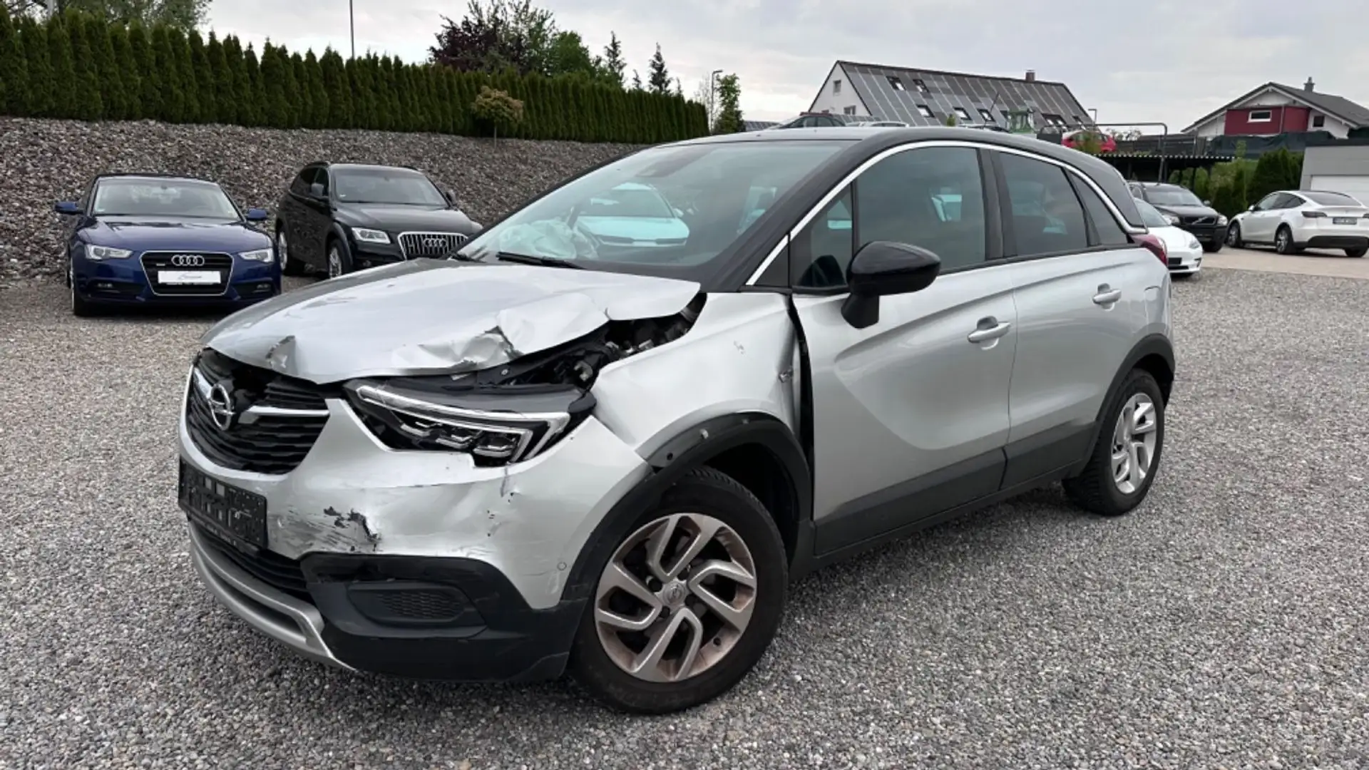 Opel Crossland X 1.2 Navi Kamera PDC Zilver - 1