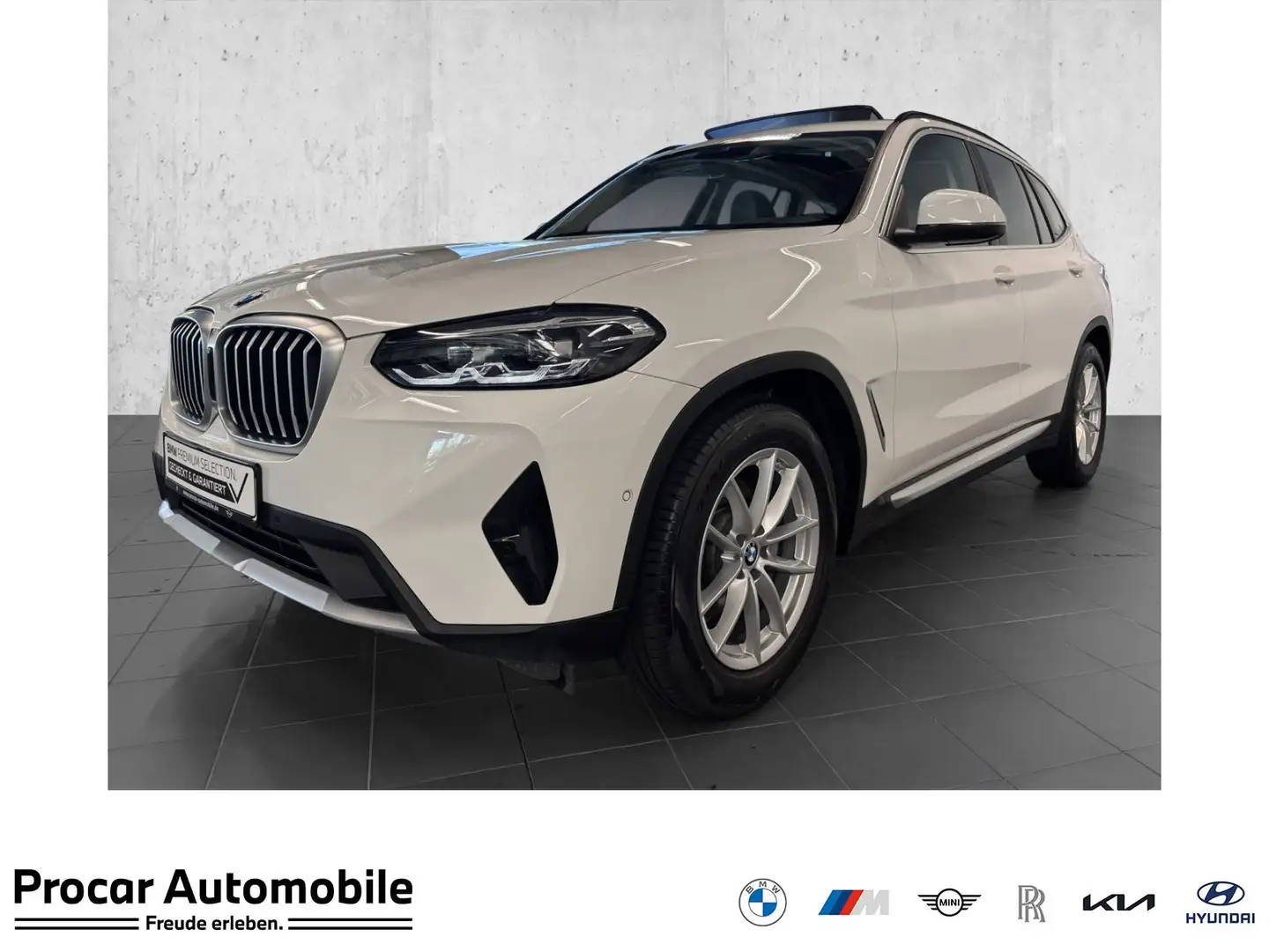 BMW X3 xDrive20d PANO AHK RFK NAVI LED Sound Syst. Bianco - 1