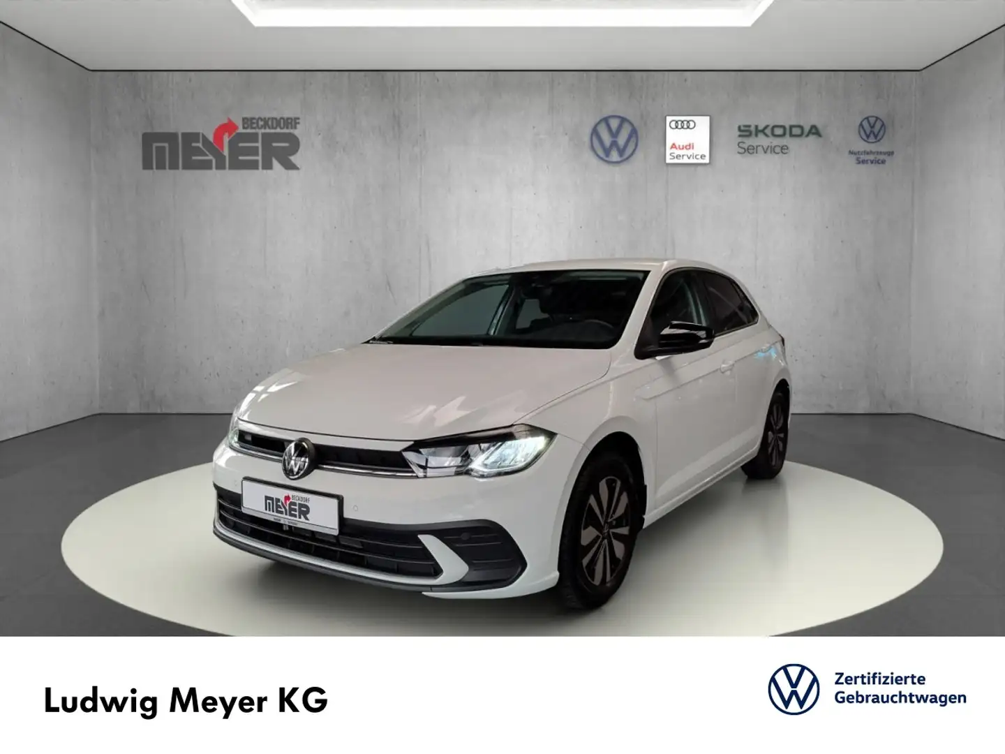 Volkswagen Polo GOAL 1.0 TSI Klima Einparkhilfe Sitzheizung Weiß - 1