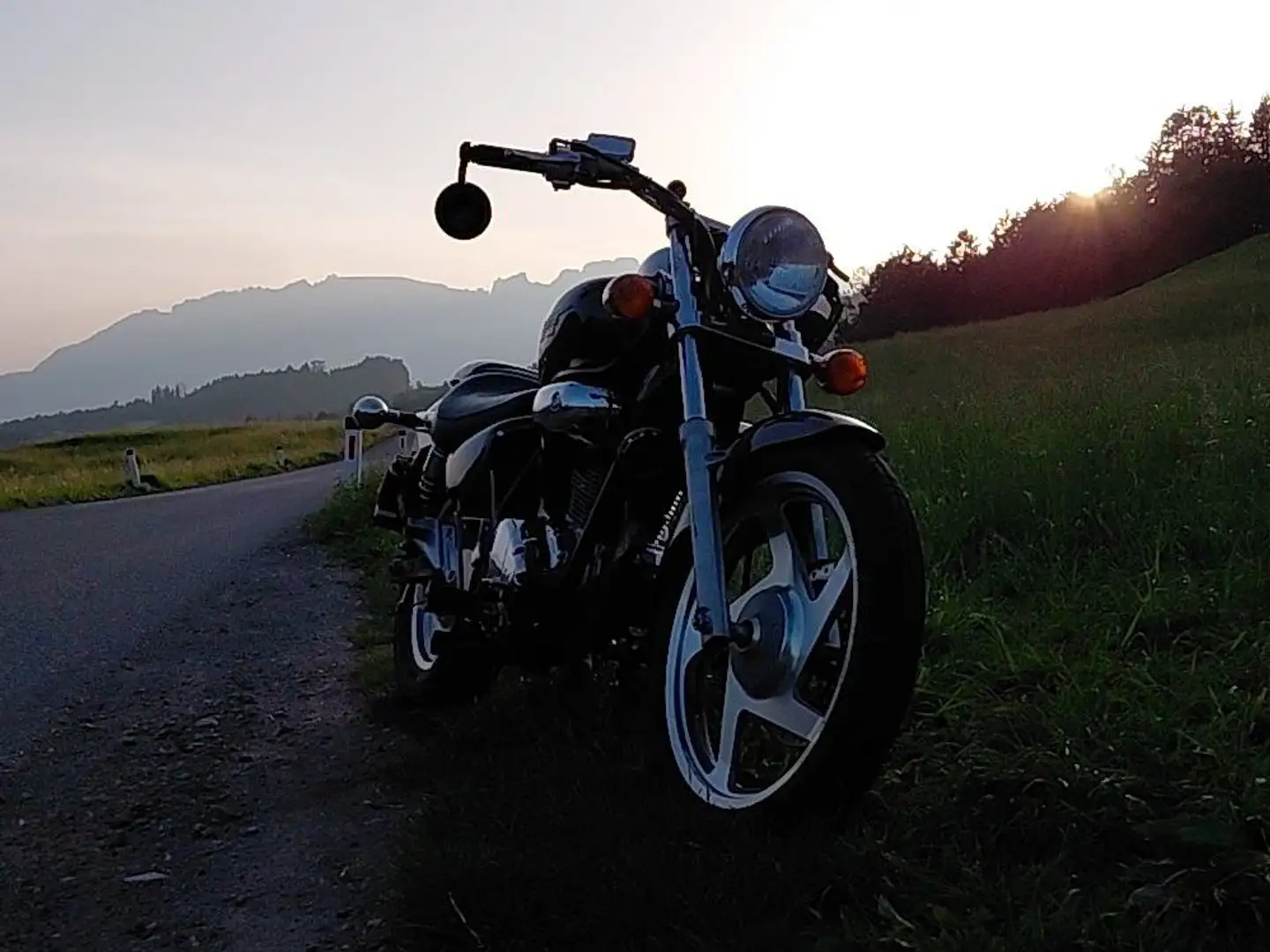 Sonstige Marken Asia Daelim VT 125 F Blau - 1