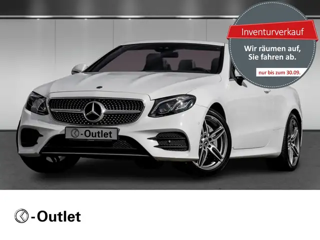 Mercedes-Benz E 200 Cabriolet AMG Line LED Navi Airscarf Leder 19" ...
