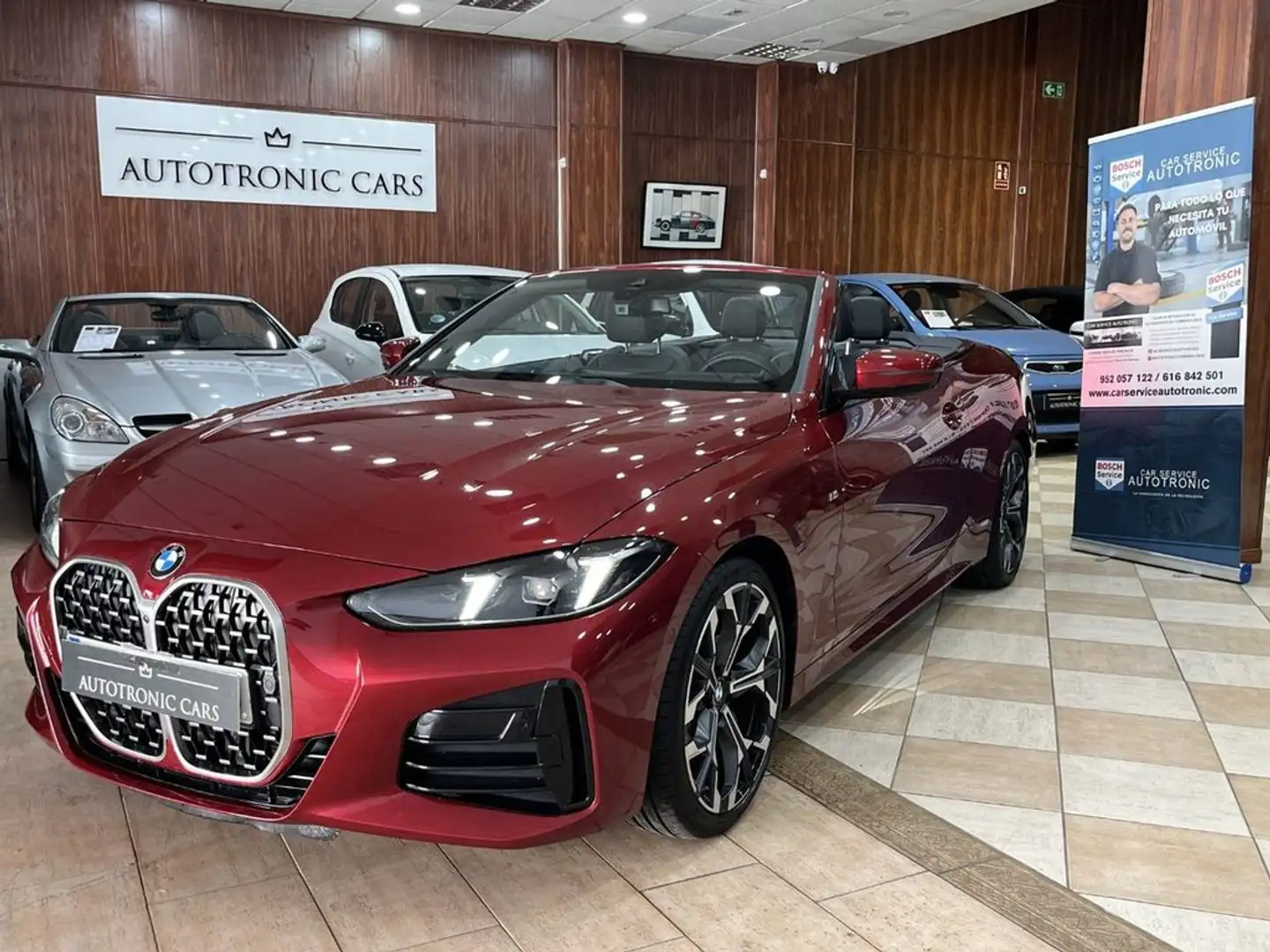 BMW 420 420dA Cabrio Rojo - 2