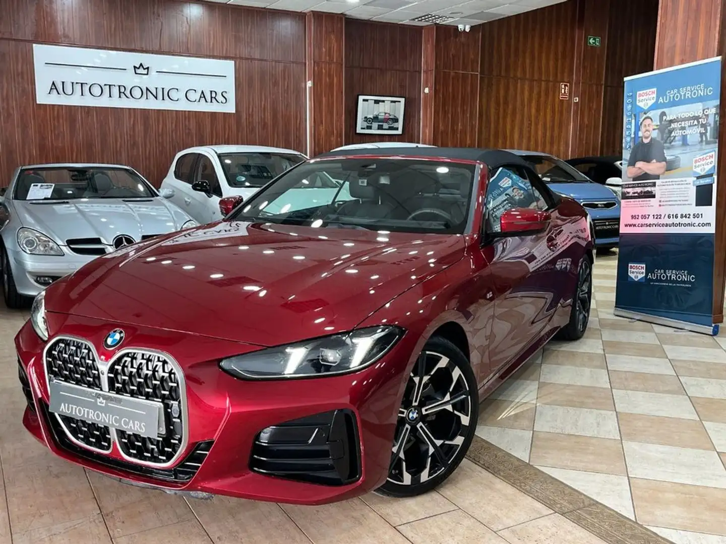 BMW 420 420dA Cabrio Rojo - 1