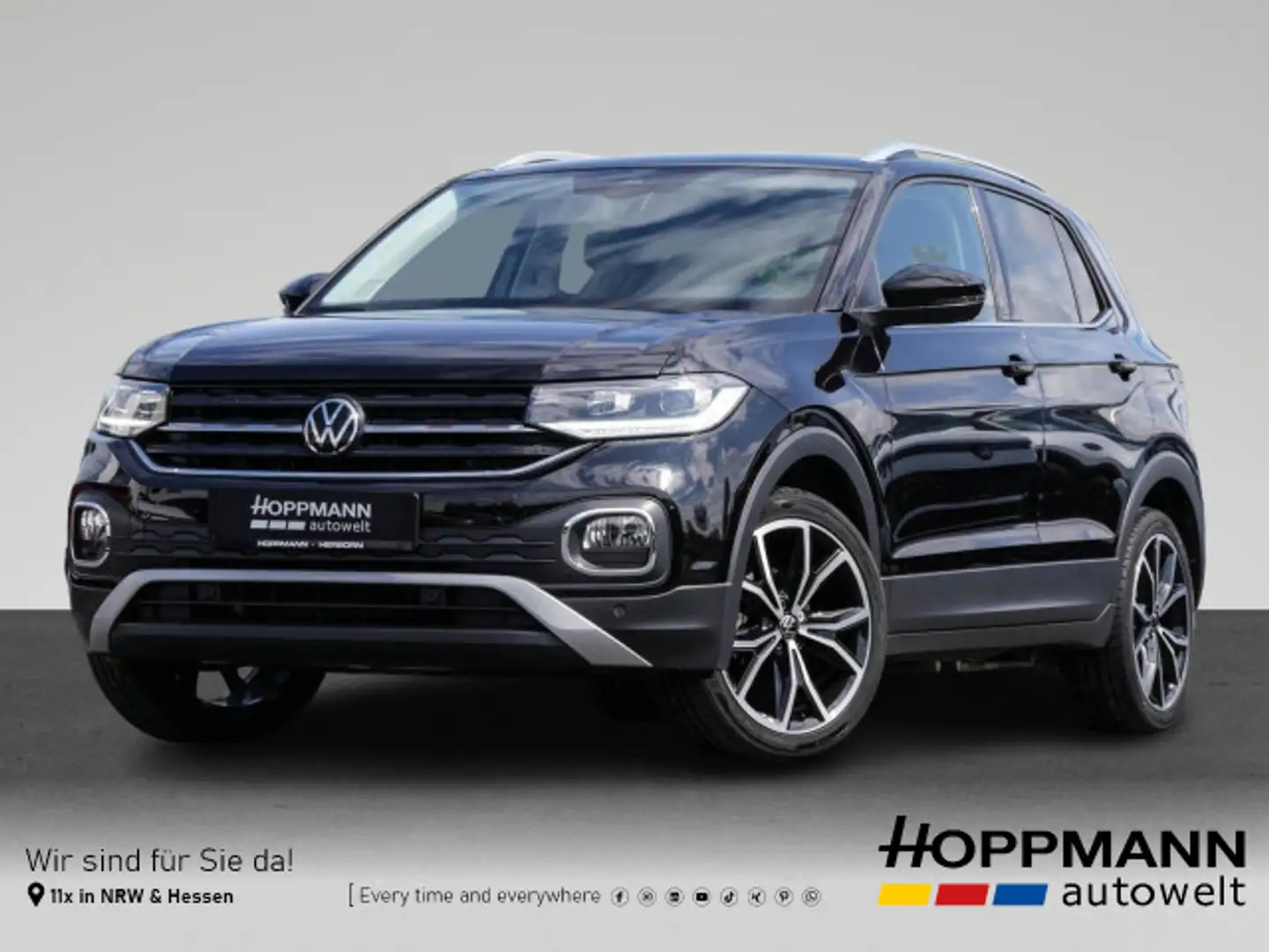 Volkswagen T-Cross 1.0 TSI DSG Style LED Navi ACC Kamera Schwarz - 1