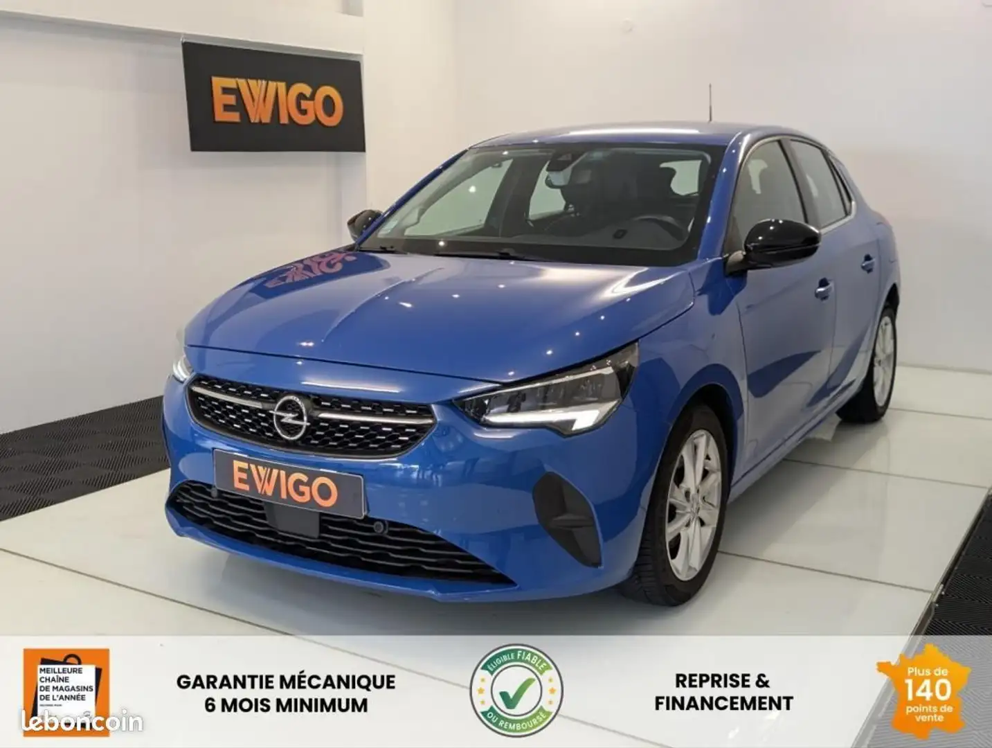 Opel Corsa 1.2 T 100ch ELEGANCE Blauw - 1