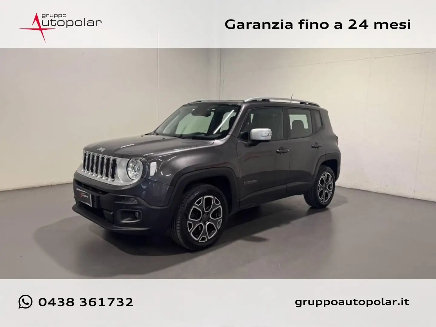 Jeep Renegade 2.0 MJT LIMITED 4WD Grijs - 1