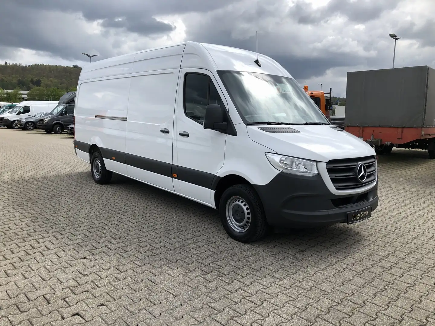 Mercedes-Benz Sprinter 317 CDI Hoch Lang Kamera*Sitzh*Schwings Weiß - 2