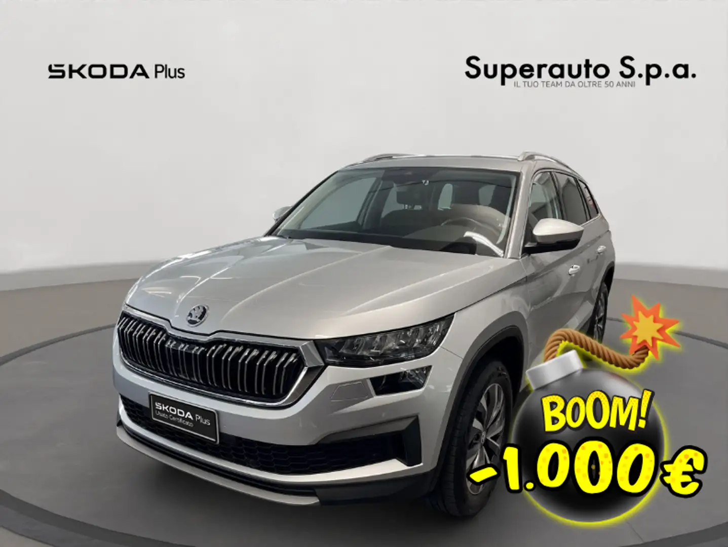 Skoda Kodiaq 2.0 TDI EVO SCR DSG Style Plateado - 1