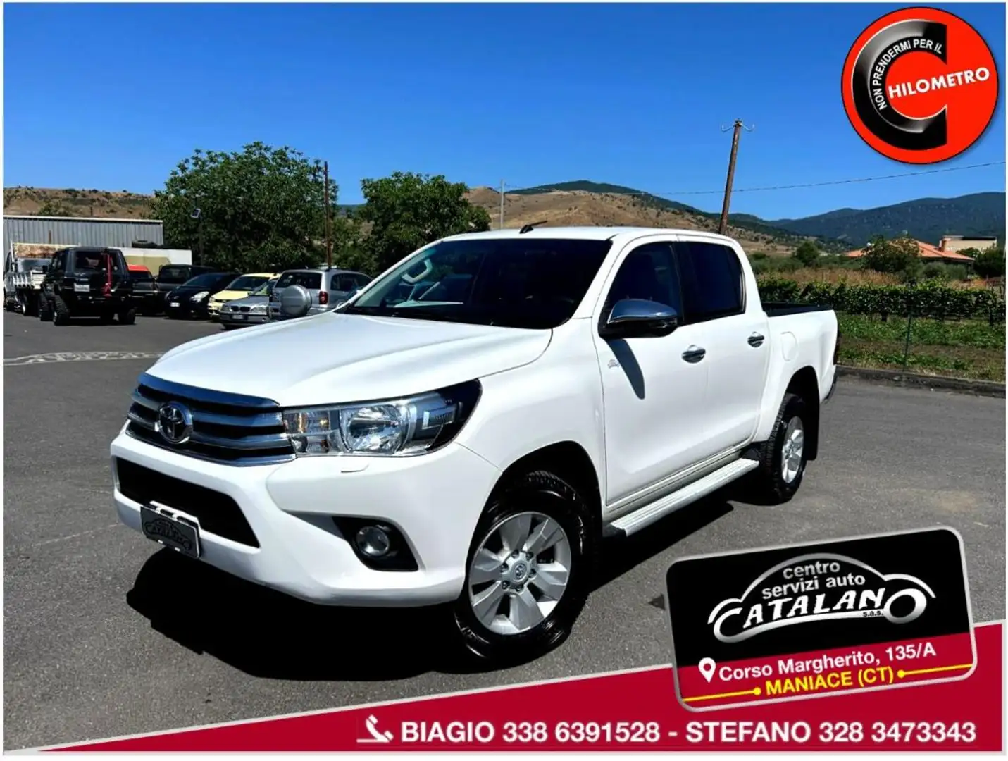 Toyota Hilux 2.4 d-4d 4x4 EXECUTIVE TELECAMERA Bianco - 1