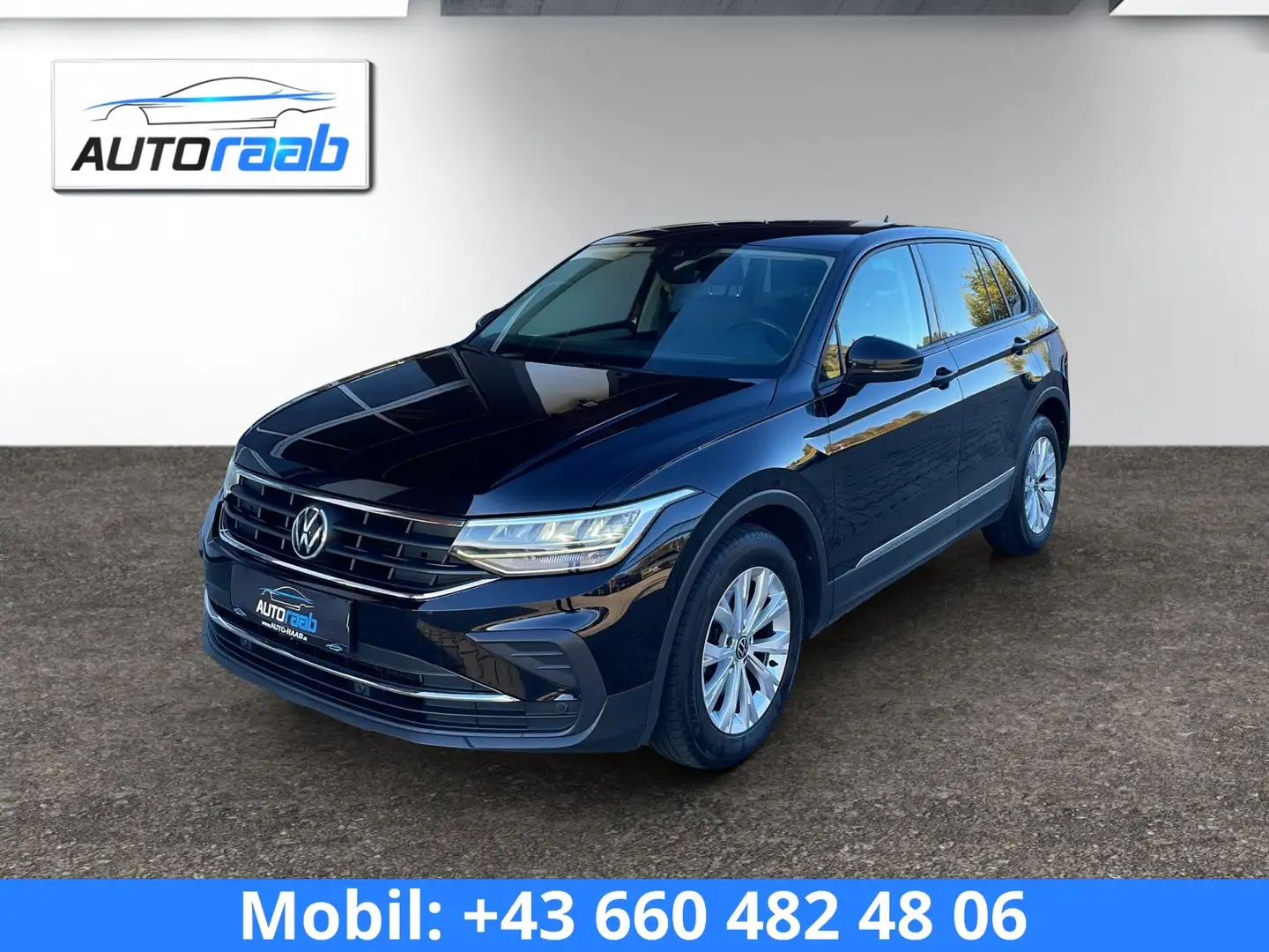 Volkswagen Tiguan 2,0 TDI DSG *AHV*PDC*ACC*NAVI*SITZHZ* Schwarz - 1