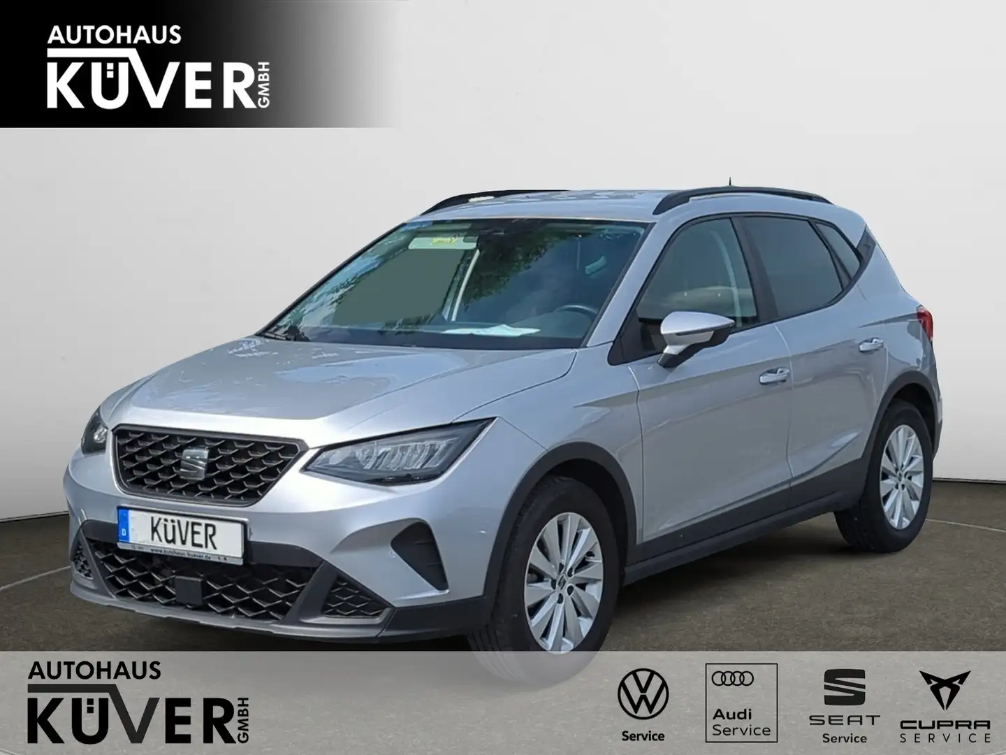 SEAT Arona Style 1,0 TSI GRA+LED+PDC+CarPlay+16´´ Stříbrná - 1