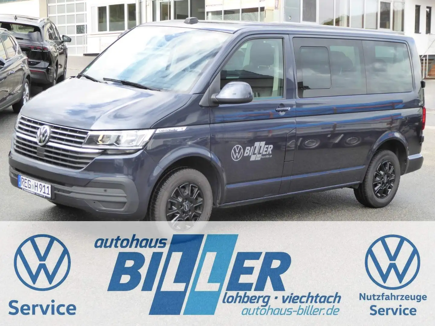 Volkswagen T6 Caravelle T6.1 Caravelle 2.0 TDI DSG CL AHK|Navi|MFL|GRA Blau - 1