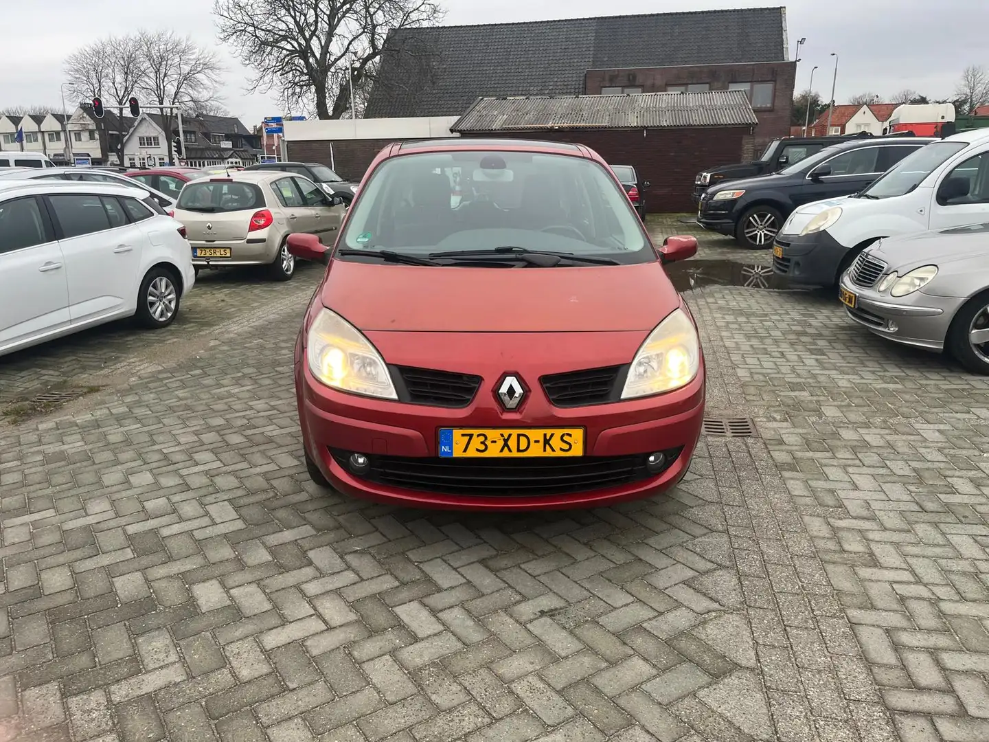 Renault Scenic 1.6-16V Business Line panodak ecc cruise control Red - 1