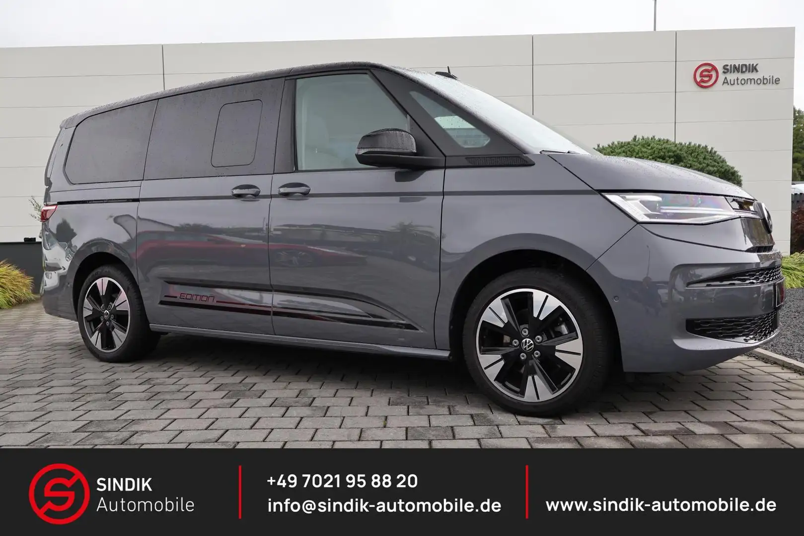 Volkswagen T7 Multivan T7 2.0 TDI EDITION Style lang Pano-AHK-ACC-Kam Gris - 1