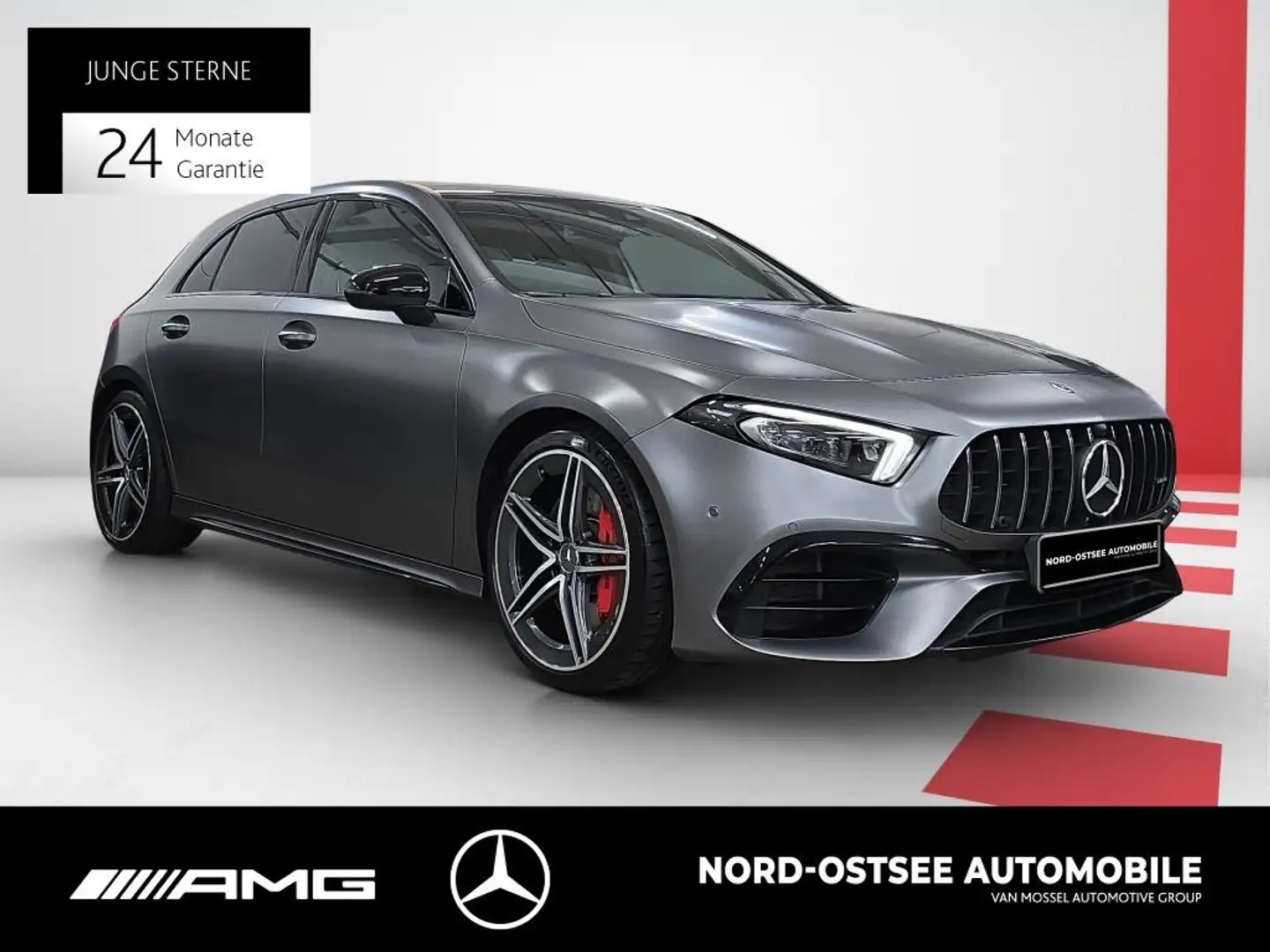 Mercedes-Benz A 45 AMG S 4M PANO 360° KAMERA MULTI BURMESTER Grau - 2