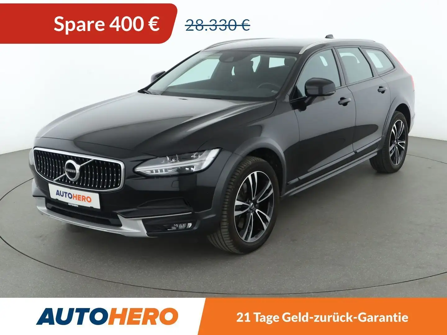 Volvo V90 Cross Country 2.0 D4 Pro AWD Aut.*NAVI*LED*ACC*PDC*SHZ* Schwarz - 1