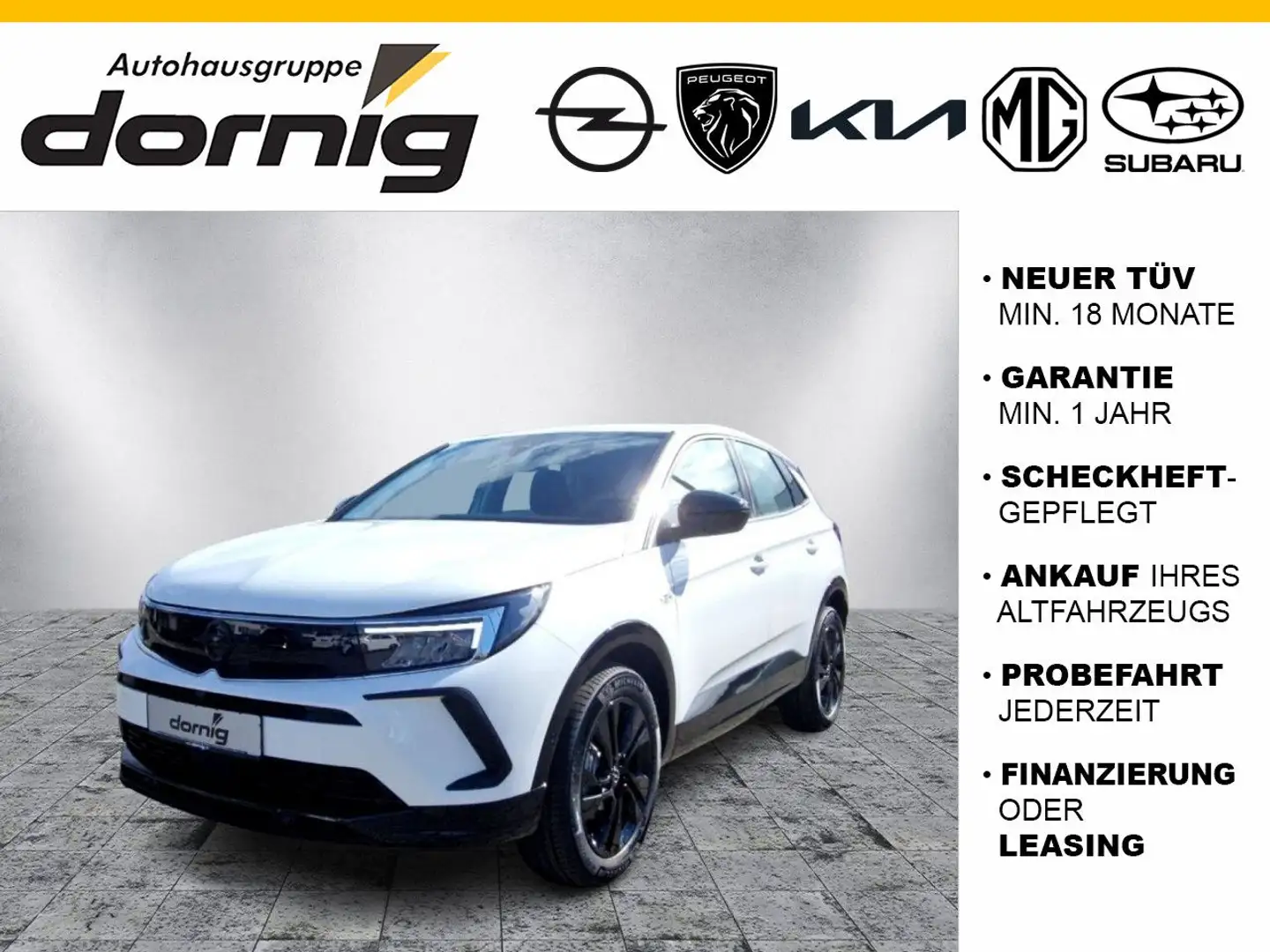 Opel Grandland X Grandland GS 1.2 Turbo AHK Kamera *G* NP Wit - 1