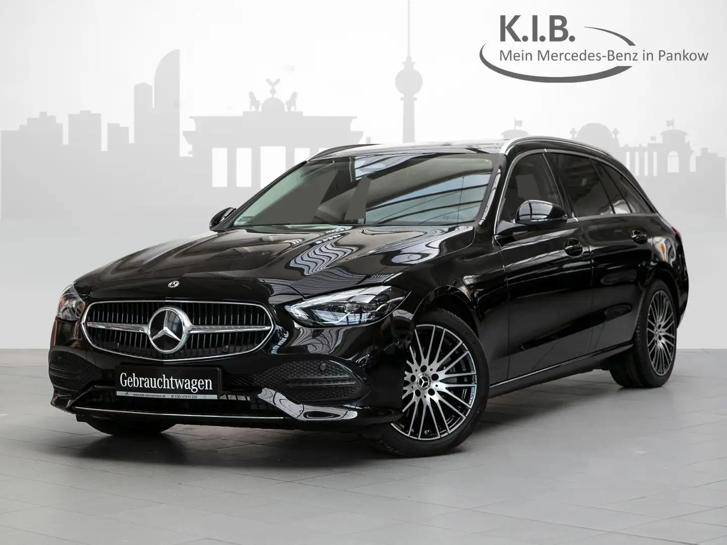 Mercedes-Benz C 200 C200 T Avantgarde  AHK/EDW/LED/NAVI/PTS/Kam/Easy Noir - 1