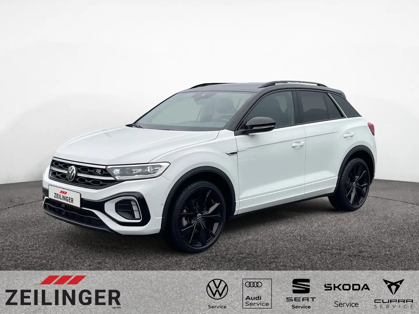 Volkswagen T-Roc R-Line 4Mo TSI DSG|PANO|19"|LED+|KAMERA Weiß - 1