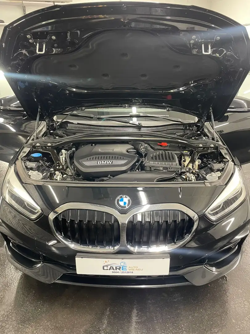 BMW 120 120d Aut. Schwarz - 2