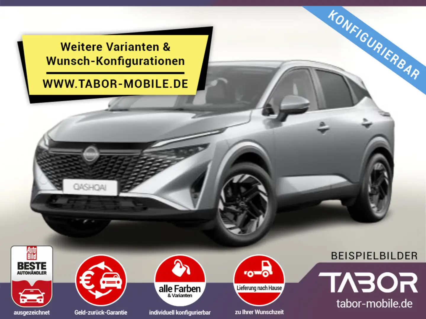 Nissan Qashqai MHEV 158 CVT N-Connecta WinterP ACC 360° Rot - 1