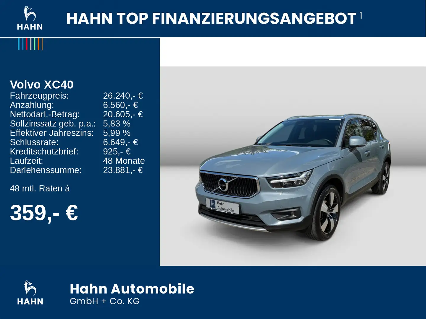Volvo XC40 T3 2WD Momentum Pro LED Navi Kamera Sitzh Noir - 2