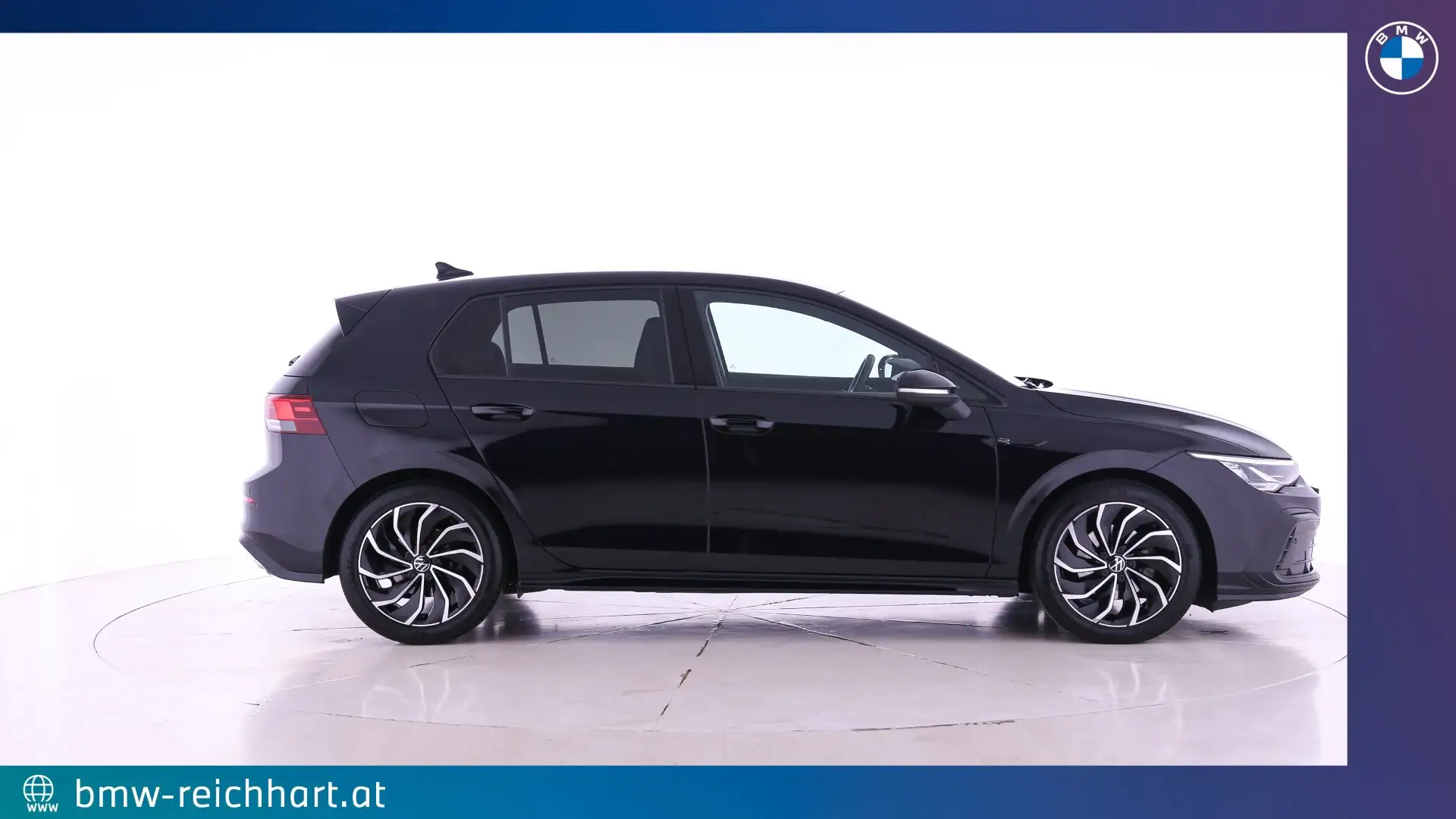 Volkswagen Golf 1,5 eTSI mHev R-Line DSG R-Line / LED-Scheinwerfer / NAVI / Lenkradheizung / SHZ / Fernlichtasistent Schwarz - 2