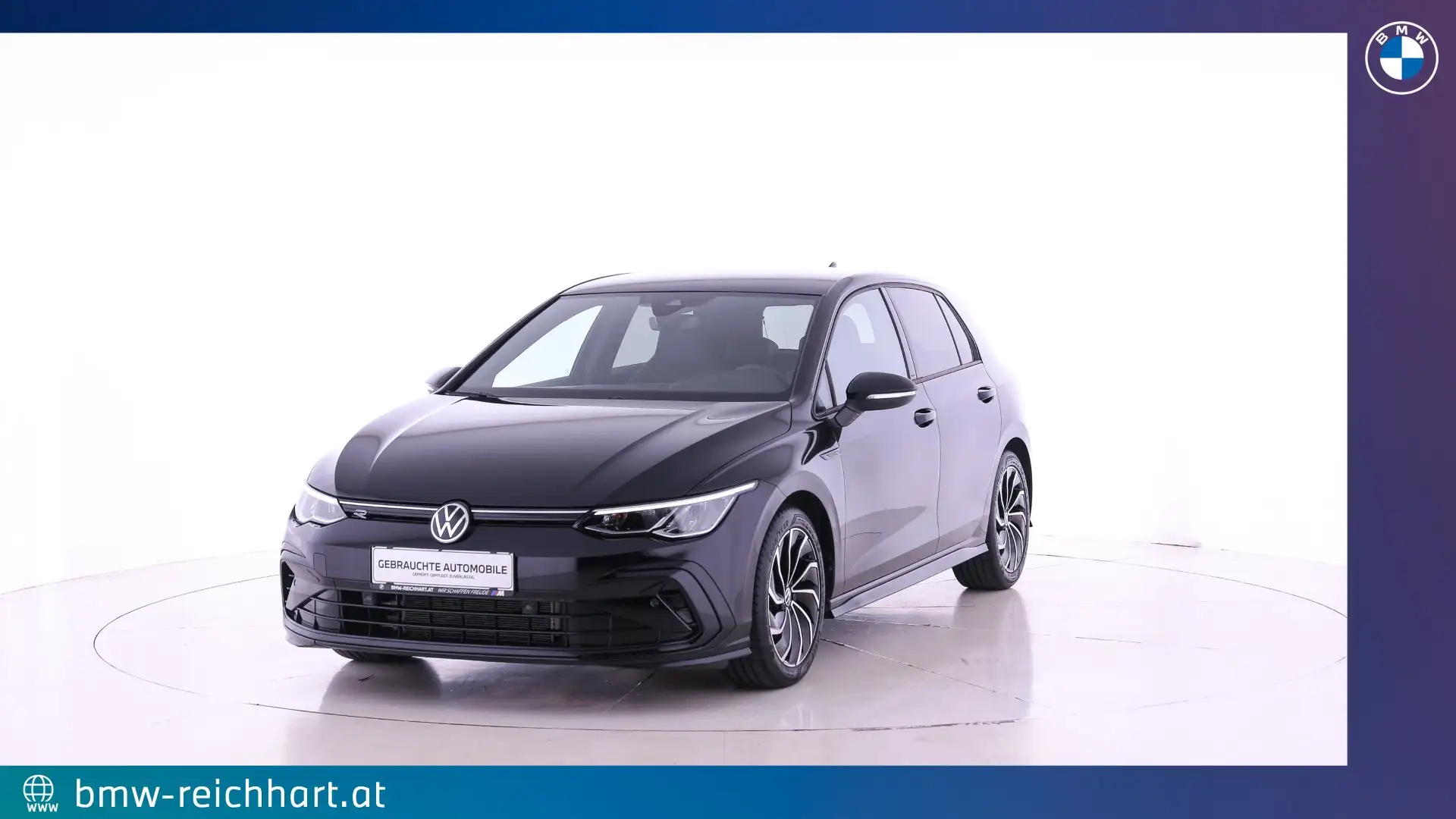 Volkswagen Golf 1,5 eTSI mHev R-Line DSG R-Line / LED-Scheinwerfer / NAVI / Lenkradheizung / SHZ / Fernlichtasistent Schwarz - 1