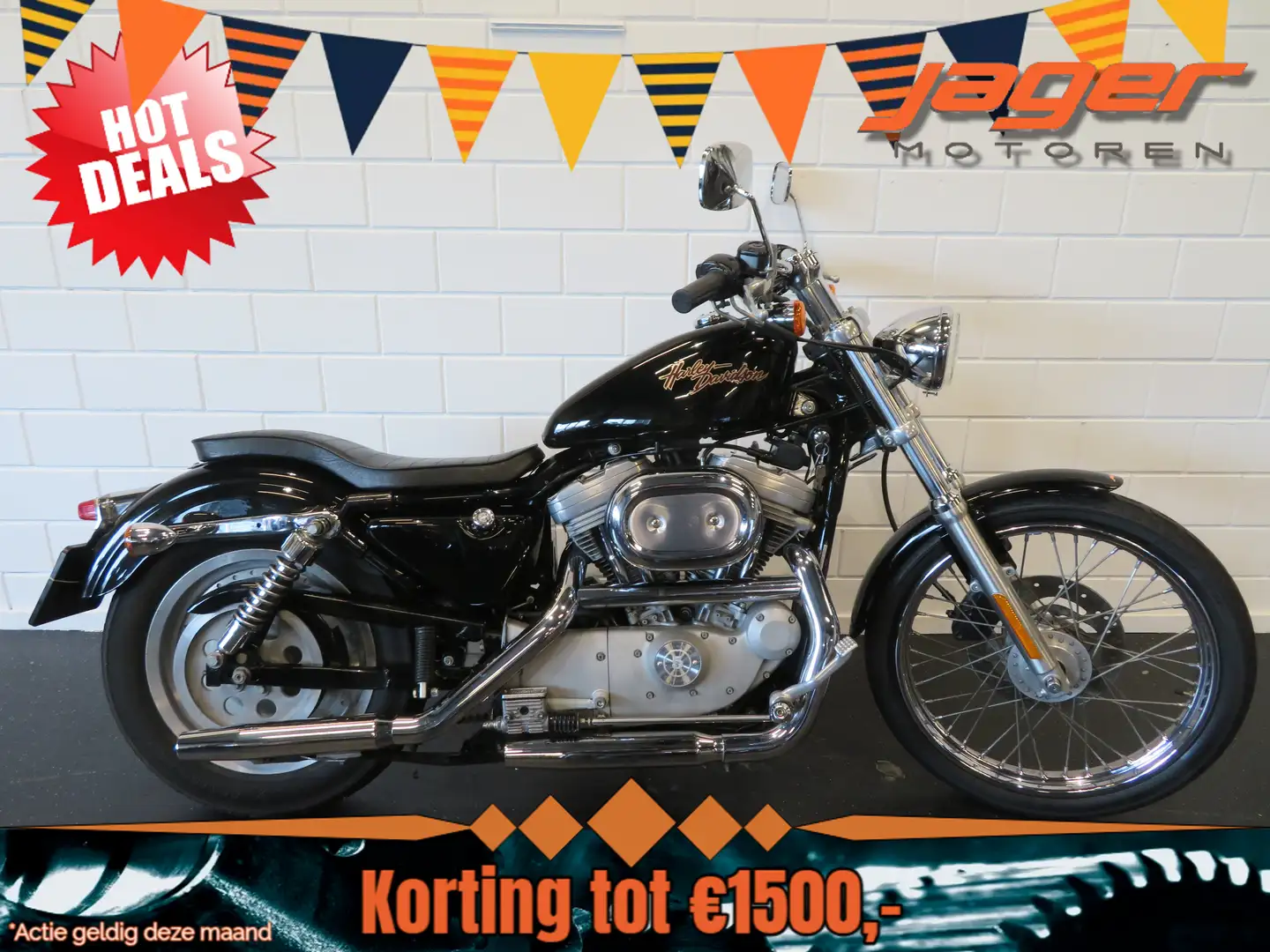 Harley-Davidson Sportster XL 883 STOERE MACHINE! Noir - 1