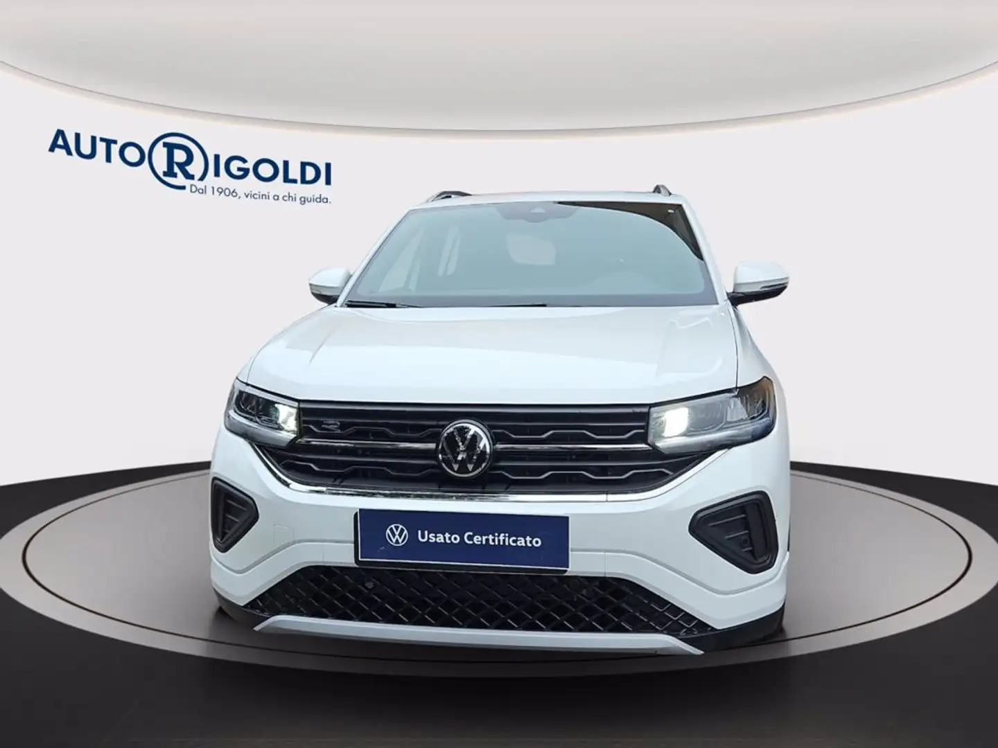 Volkswagen T-Cross 1.0 tsi r-line 115cv Bianco - 2