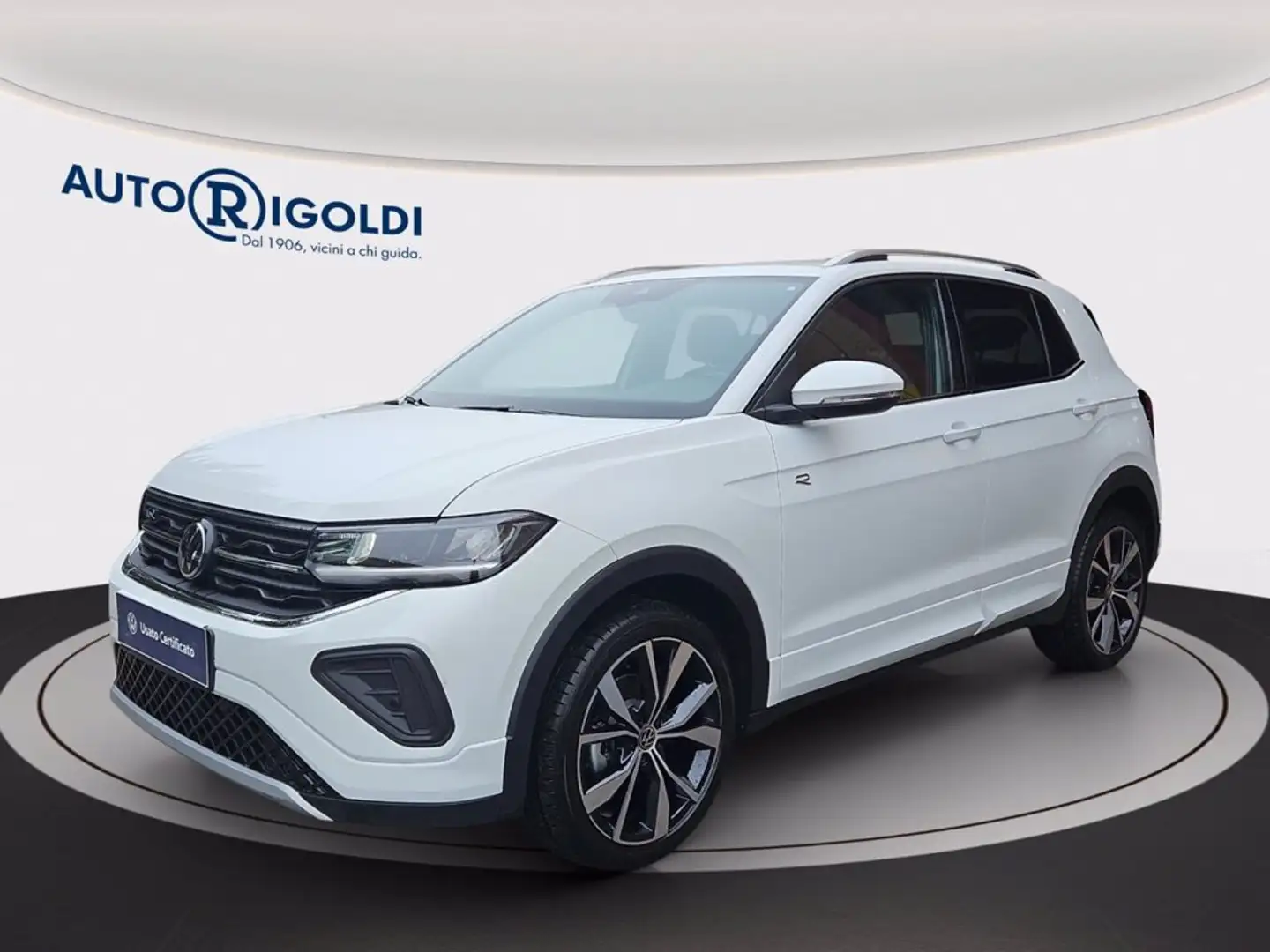 Volkswagen T-Cross 1.0 tsi r-line 115cv Bianco - 1