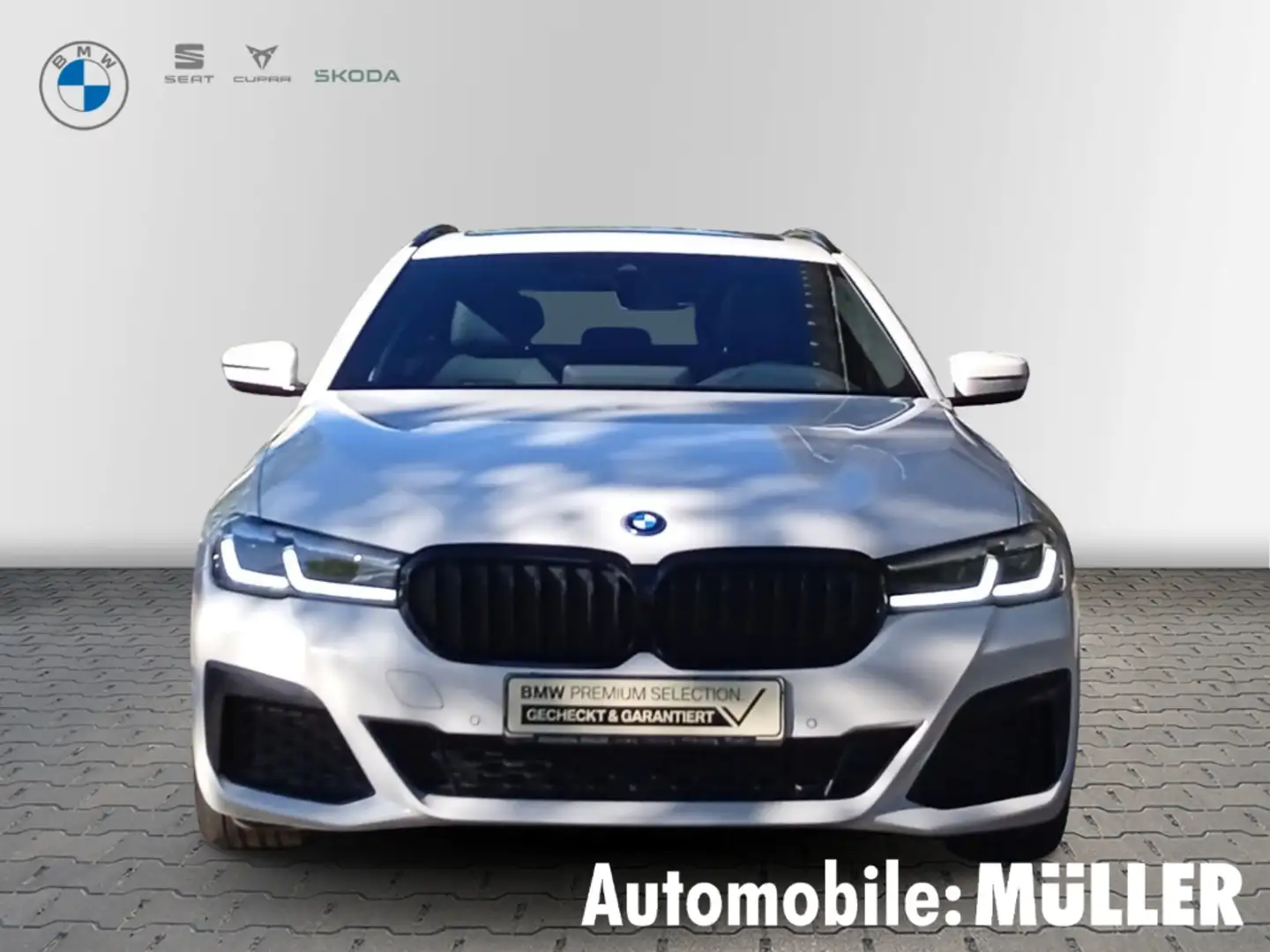 BMW 530 e Touring*MSport*AHK*DAB*Ad.LED*Panorama* Weiß - 2