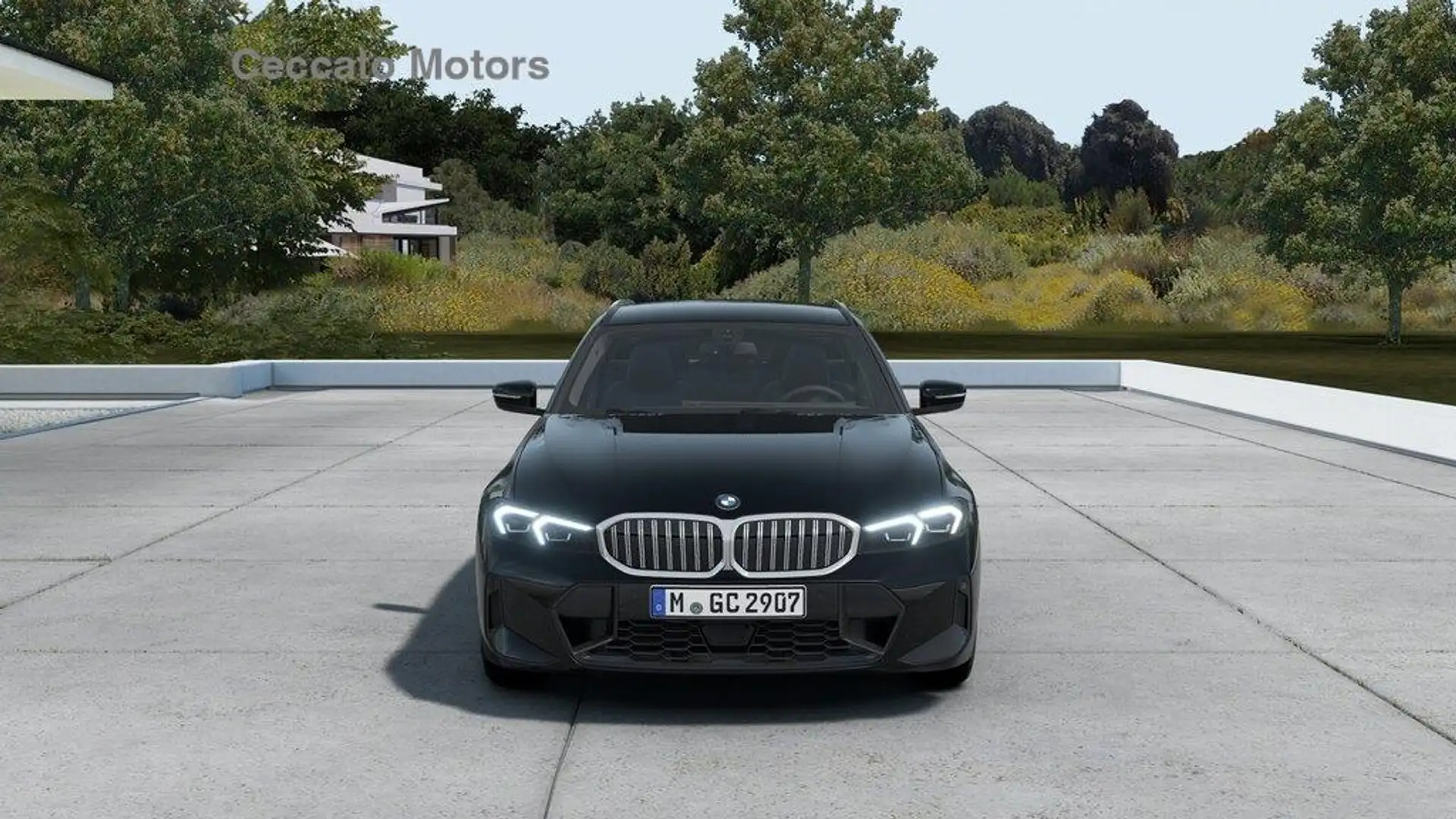 BMW 320 i Touring Msport auto Noir - 2