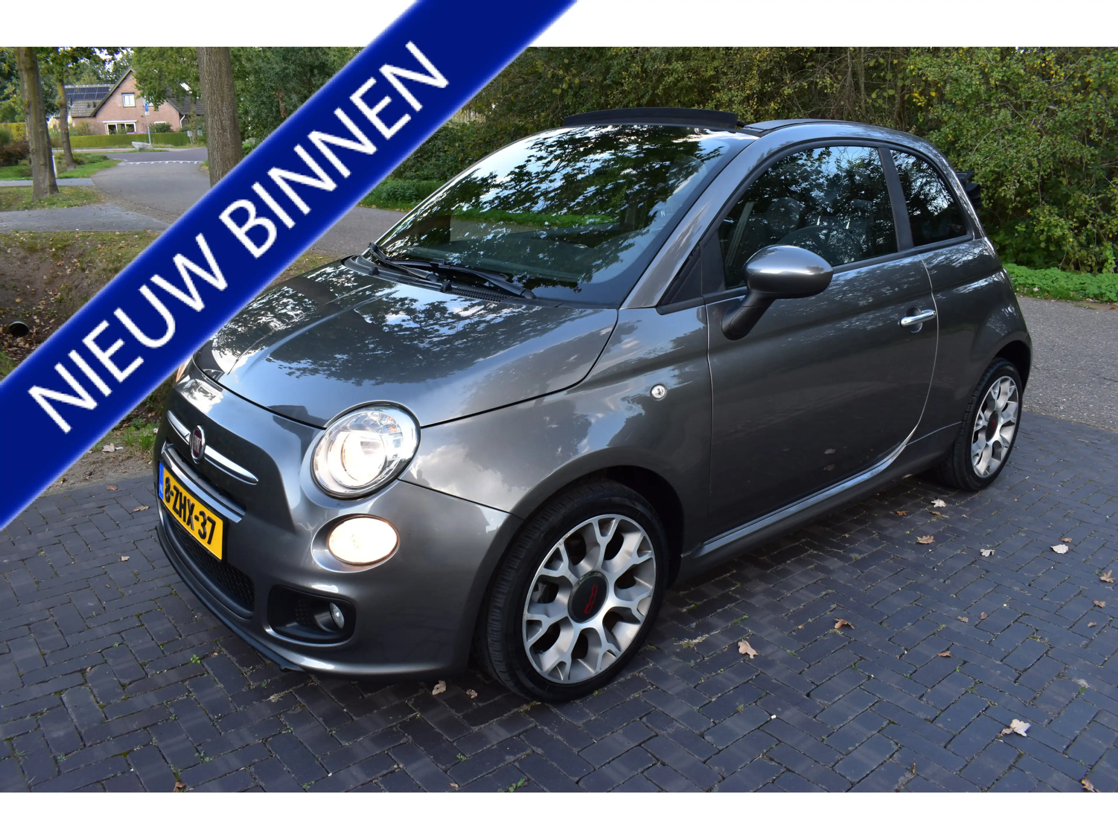 Fiat 500C 0.9 TwinAir Turbo 500S CABRIO SPORT MOOIE!