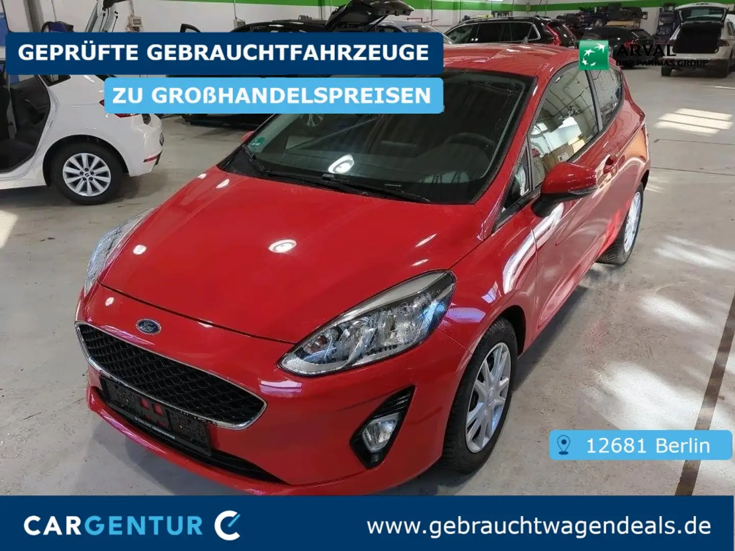 Ford Fiesta 1.1 Cool&Connect Lane Navi PDC Rouge - 1